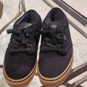 Vans Black Canvas Sneakers